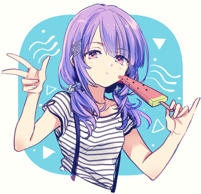 komadahachi's tweet photo. 森下藍ちゃん誕生日おめでとう！夏になると描きたくなる子…なぜだろう🍉🍧🔫🔫 https://t.co/MYqgaTe1Vd