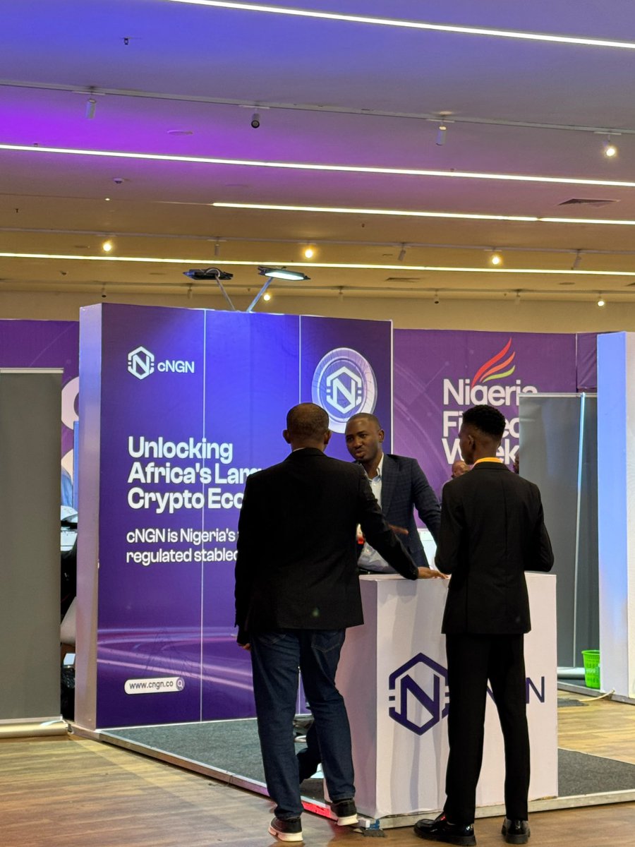 cngn_co's tweet photo. cNGN was in Lagos for the Nigerian Fintech Week 2026. https://t.co/RbpbTqQHKn