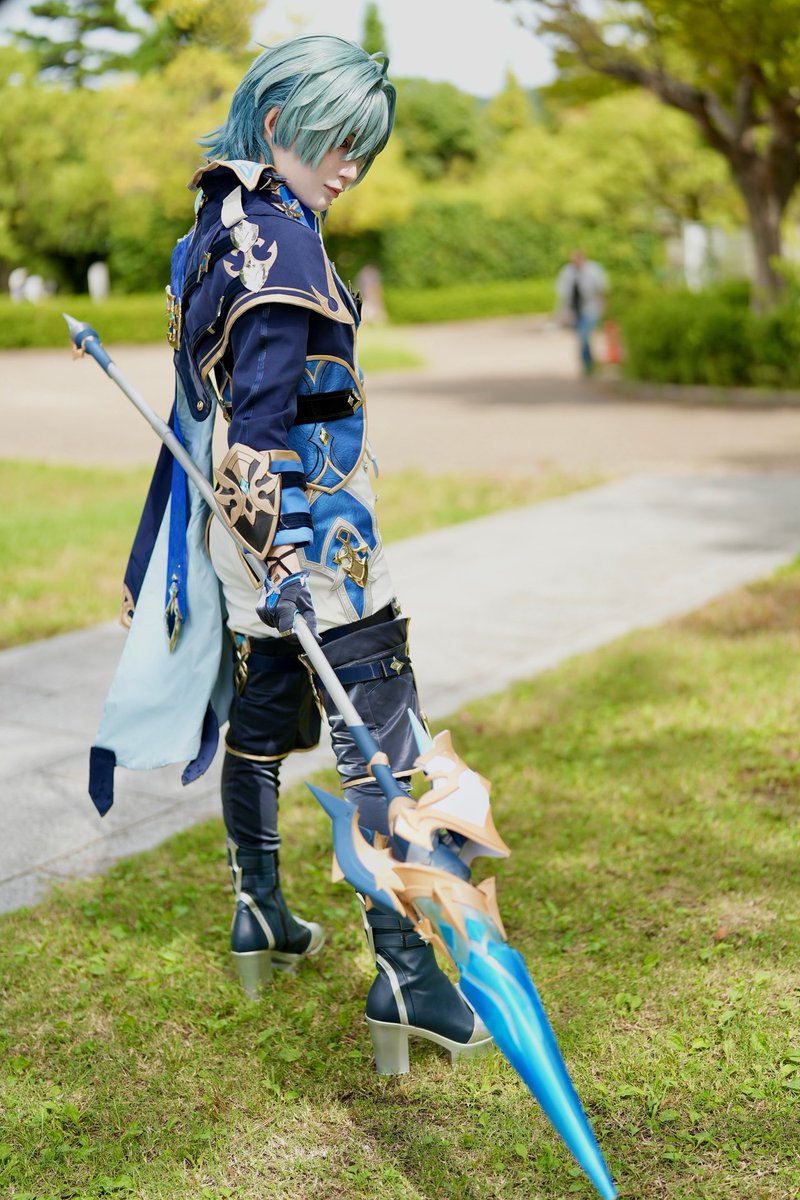 mikufu0809's tweet photo. cosplay
原神/ローエン   #Lohen 

📸@C6cqHs 

 #アコスタ京まふ  #アコスタ京都市京セラ美術館 https://t.co/KMobf0L5Sh