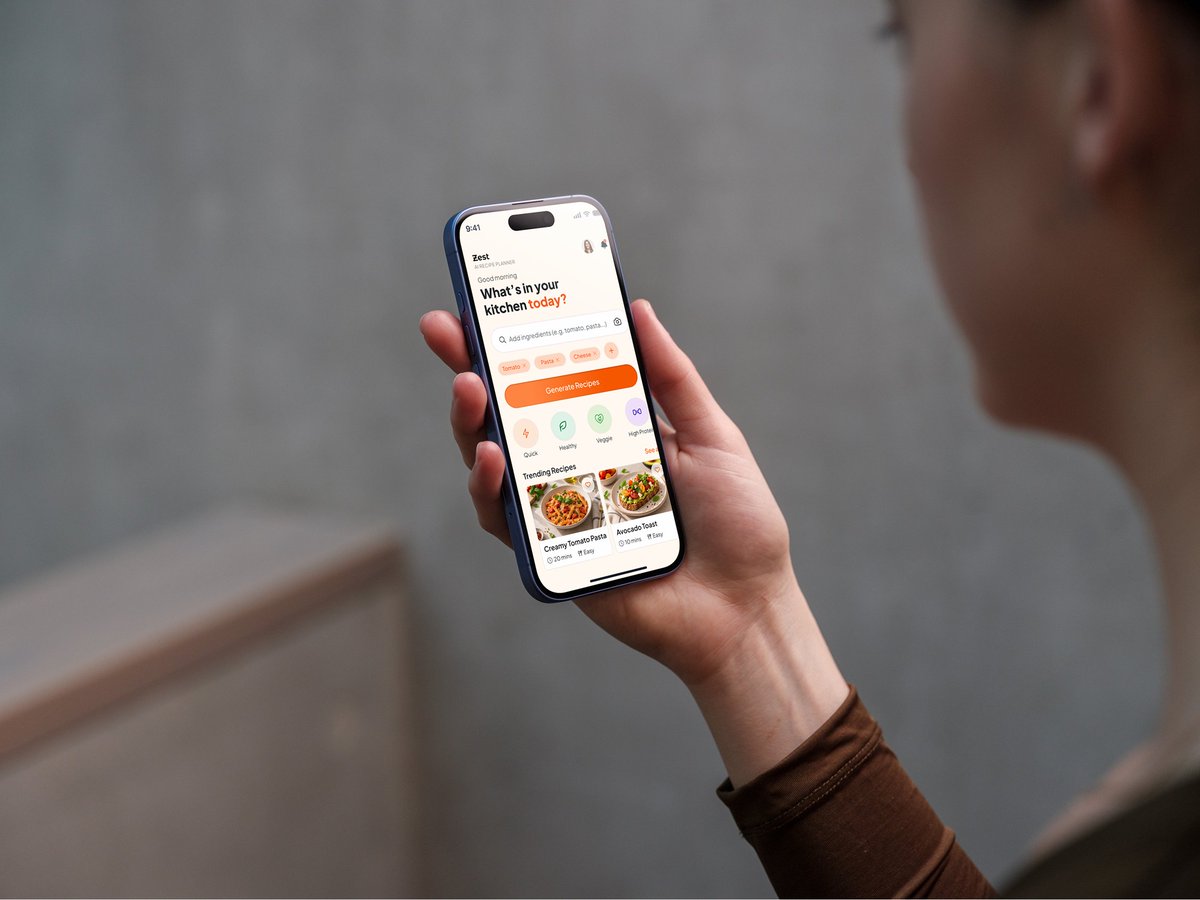 ensuesoft's tweet photo. ZEST - AI Recipe Planner

What’s in your kitchen today?

ZEST turns everyday ingredients into personalized recipe ideas with AI - from discovery to meal planning.

Designed for a simple, vibrant cooking experience. https://t.co/CNjbKAN0SE