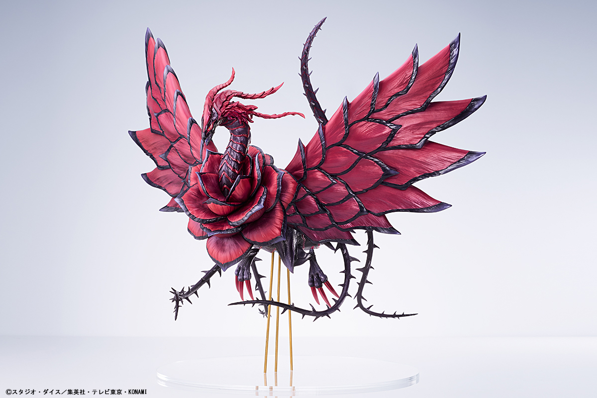 hj_shohin's tweet photo. 【#メガホビEXPO2026】
『遊☆戯☆王5D's』よりブラック・ローズ・ドラゴンがAMAKUNIよりフィギュア化！彩色見本をメガホビEXPO2026会場（秋葉原UDX 2F AKIBA SQUARE）で初展示！

#yugioh #遊戯王 https://t.co/HgVOsOVw4D