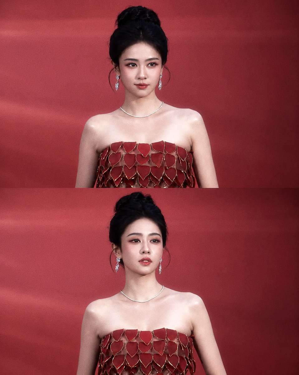 KrngNasunburnt's tweet photo. Sharing #BaiLu’s stunning photos from her fansites🔥

Cr: 酒窝暖
#BaiLuxBazaarGala2026 https://t.co/SIy5E2WRwi
