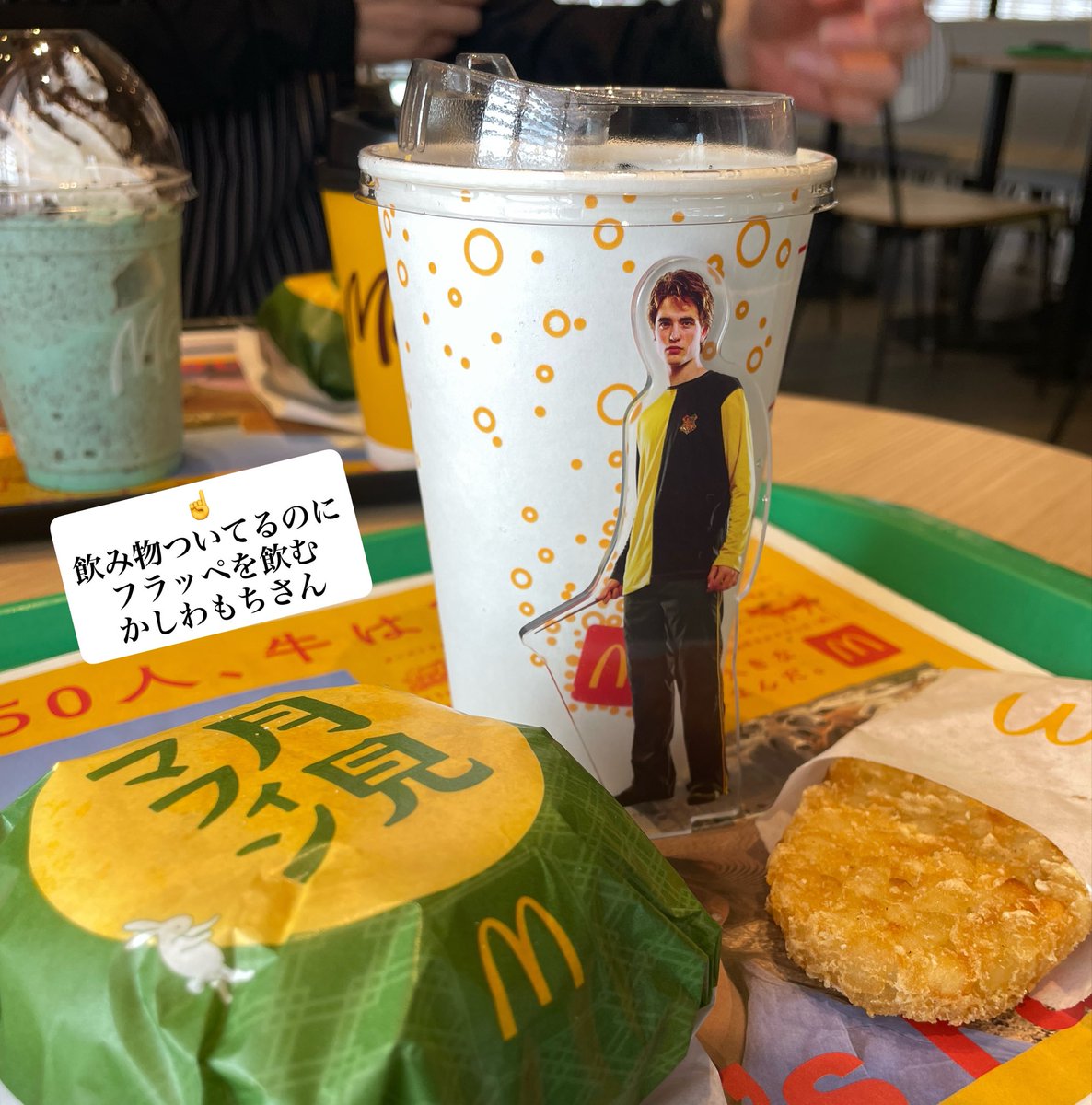 manzarademonai_'s tweet photo. ディゴリ〜、かしわもちさん( @gaheimochimochi )と遊んだね

「かしわもちさんってお腹いっぱいになることあるの？」って聞いたら、あるそうです 信じていません https://t.co/UfeZb4Oail