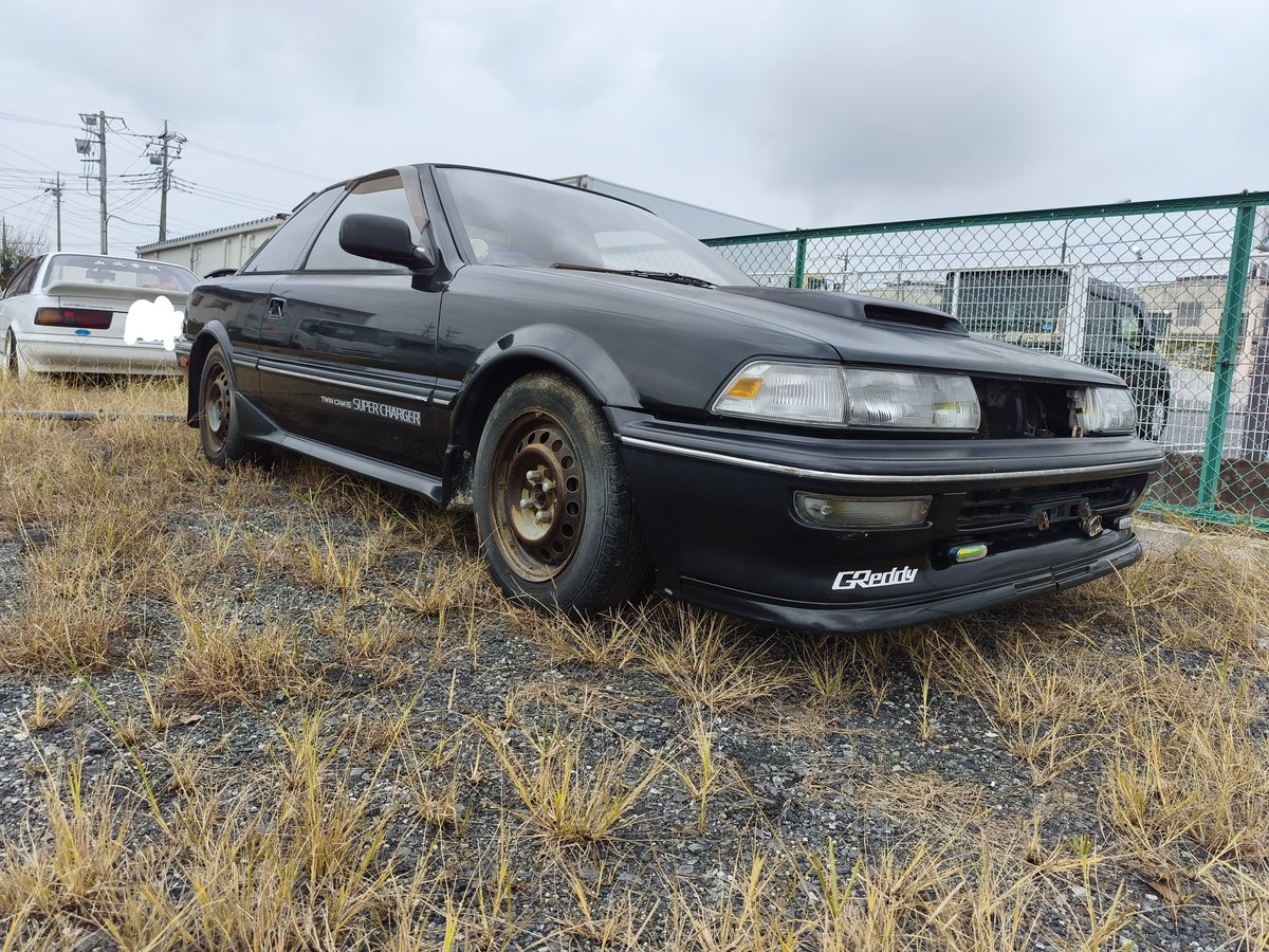 ae92_trueno's tweet photo. AE92レビン納車です✨
初めての屋根付き！大切にするぞ
まずは起こすところからだね、頑張るぞ💪

（もちろんトレノも大切に✌） https://t.co/MBdtqo30mg