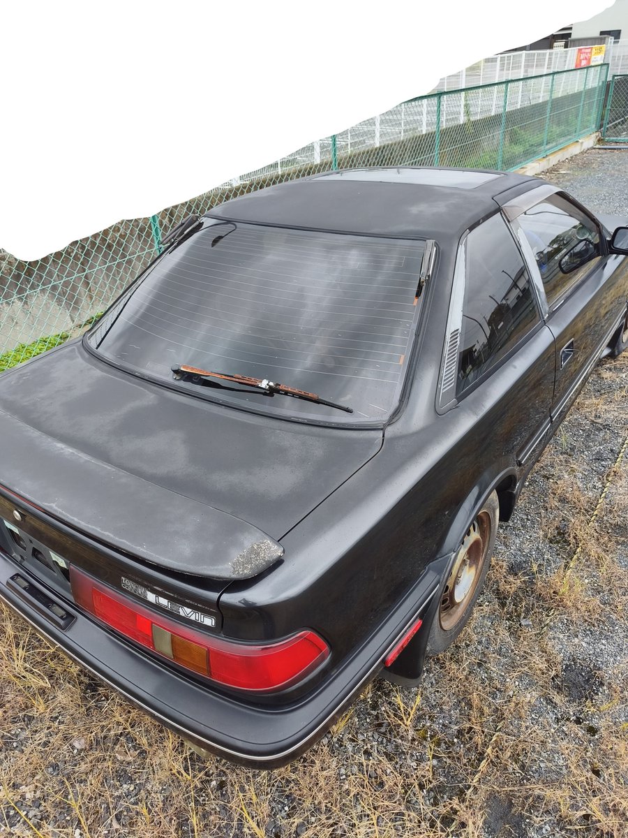 ae92_trueno's tweet photo. AE92レビン納車です✨
初めての屋根付き！大切にするぞ
まずは起こすところからだね、頑張るぞ💪

（もちろんトレノも大切に✌） https://t.co/MBdtqo30mg