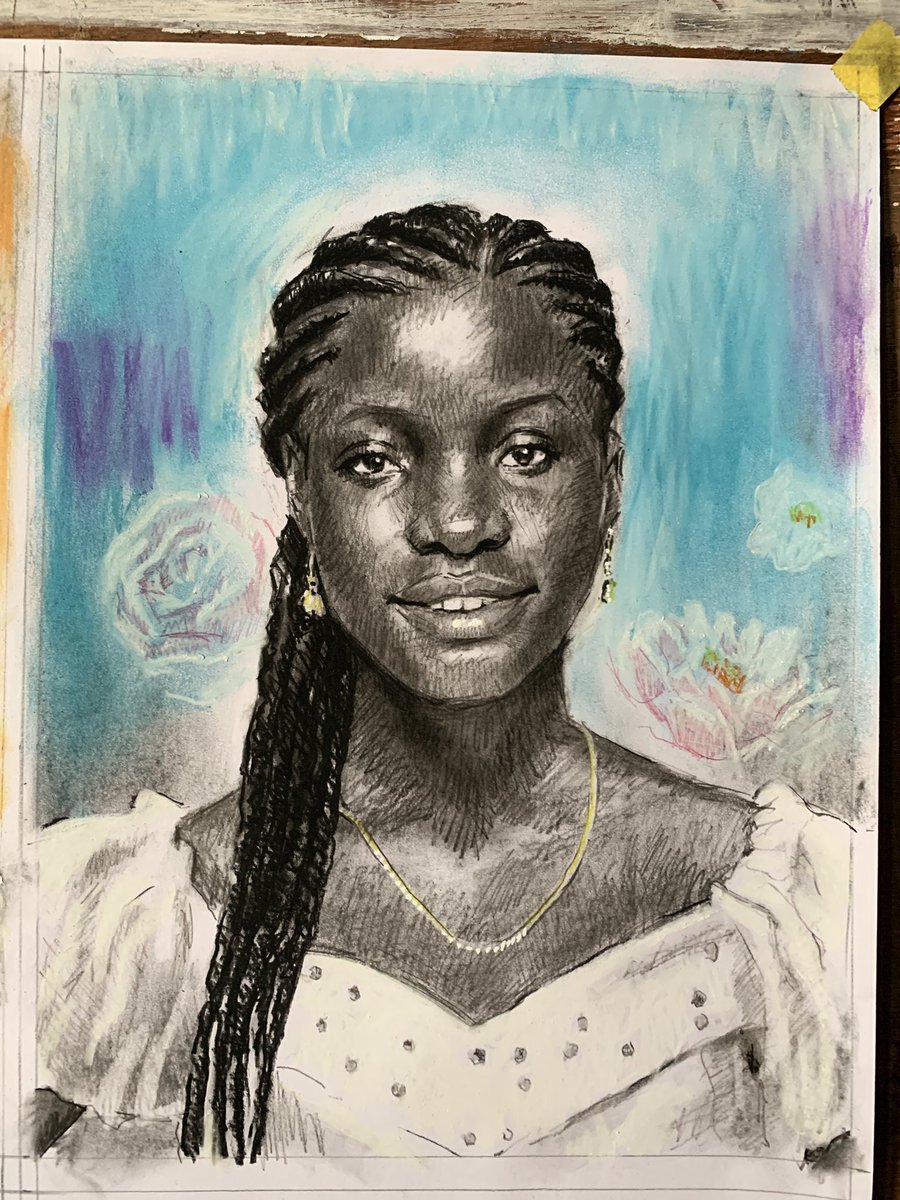 Prosper_art101's tweet photo. It’s one thing to be able to draw without using grid lines. It’s another thing to be able to create commissioned art without using grid lines. 
I’m happy I’m able to do both. https://t.co/PBPLbO0Q8G