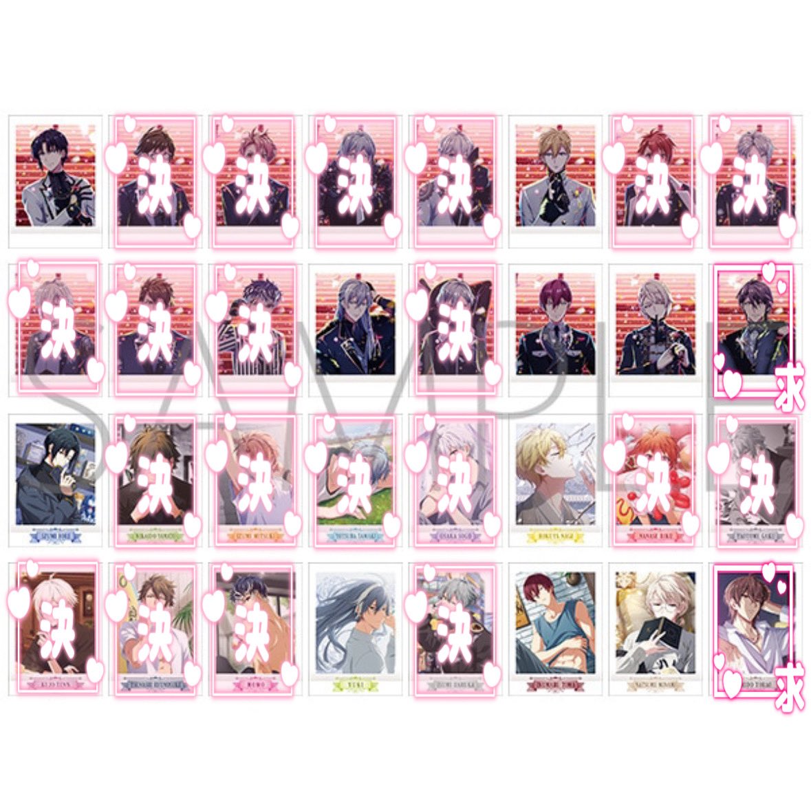 eri_mt___'s tweet photo. 【交換】アイドリッシュセブン アイナナ ぱしゃこれ 17弾

譲⌇(一織) ナギ 千 (トウマ) 巳波

求⌇虎於

❁⃘(　)内は声掛け中
❁⃘ 1BOX分より交換可能◎
❁⃘ 5BOX予約予定
❁⃘ 札幌手渡しまたは郵送

検索からも気軽にお声かけくださいませ🐯 https://t.co/nPNOFvUM2E
