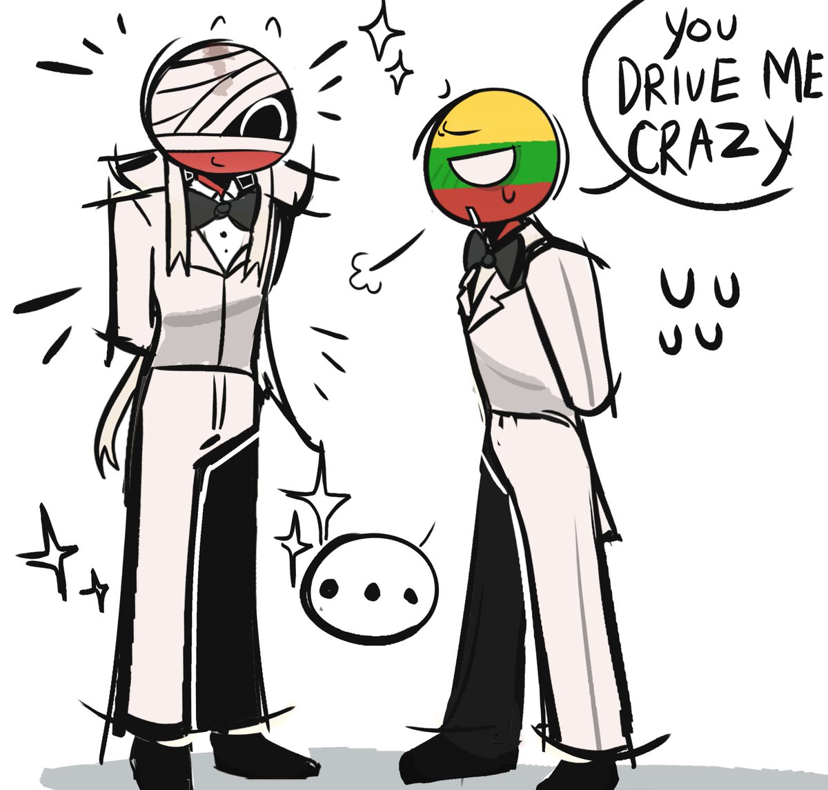 _the_333_'s tweet photo. You drive me crazy
(🇵🇱&🇱🇹)
#countryhumans #chtwt #Lithuania #poland #litpol https://t.co/tW6wd7WsLv