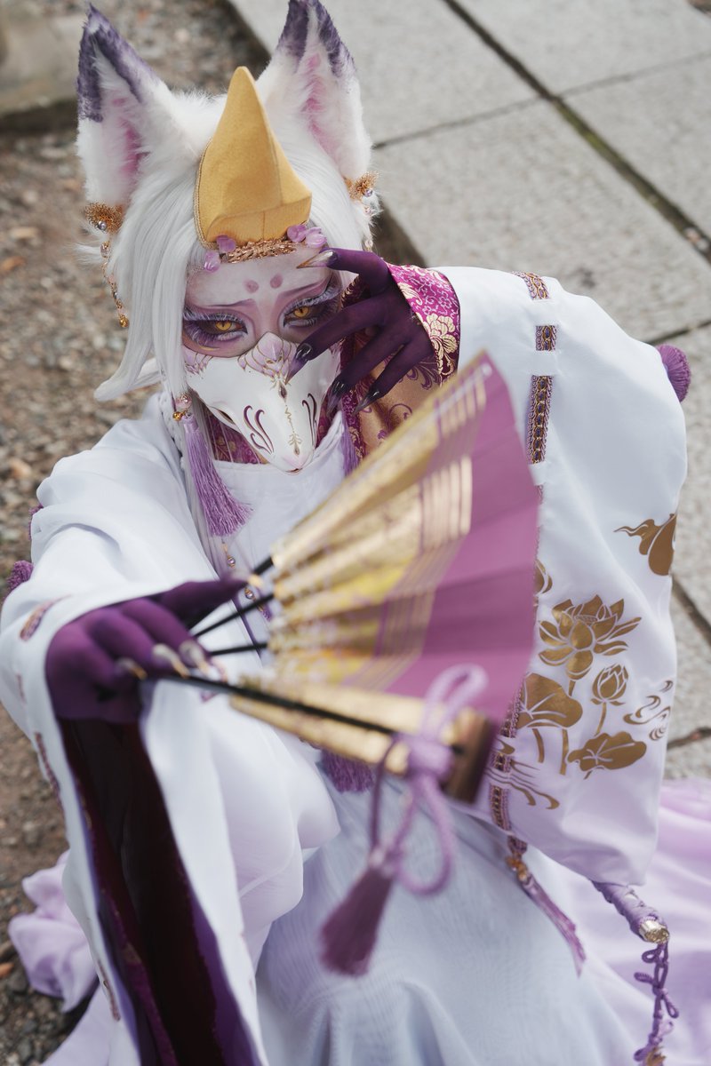 Chiloru_09's tweet photo. .

🦊🪷 狐白拍子 紫蓮
📸 たに様(@shises_tani)
👘 悠幻楼(@yu_gen_rou999)
📍福島県会津若松市 鶴ヶ城
🗓 2026/9/20

 #會津白狐伝説  #會津十楽  #鶴ヶ城  #狐 https://t.co/kvY9F6zKTv