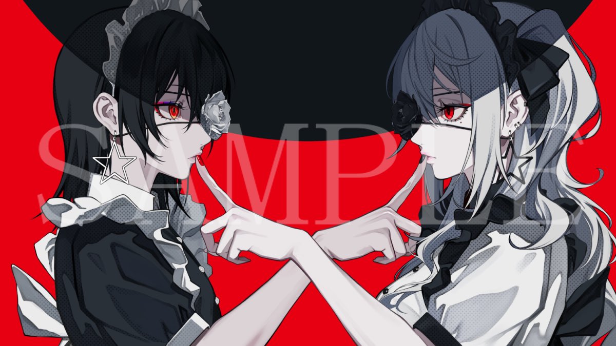 ramdayo1122's tweet photo. Kanariaさん(@Kanaria390 )×葛葉さん(@Vamp_Kuzu )の「アイデンティティ」セルフカバーにて、MVイラストを担当しました！

https://t.co/4BjRHWNSKX https://t.co/gm9DZhqwek