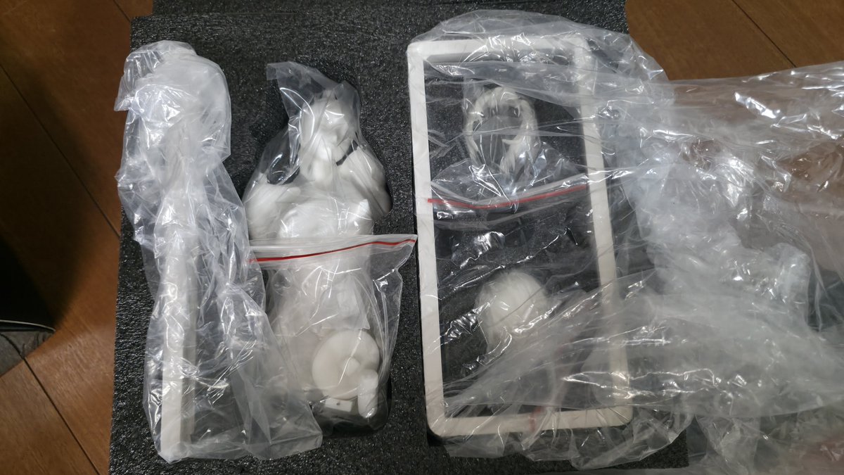 __kozaru's tweet photo. 購入してはや2年半　月1恒例行事の様に延期メールが来てましたけど･･･

もう中国の検閲で海を渡ってこれないんじゃないかと思ってた箱入り千鶴子が、いきなりキター!!!.˚‧º·(´ฅωฅ｀)‧º·˚.

現物見たら想像の倍デカかった

物買って2年半待ったのって初めてかも https://t.co/fqVh61ptyl