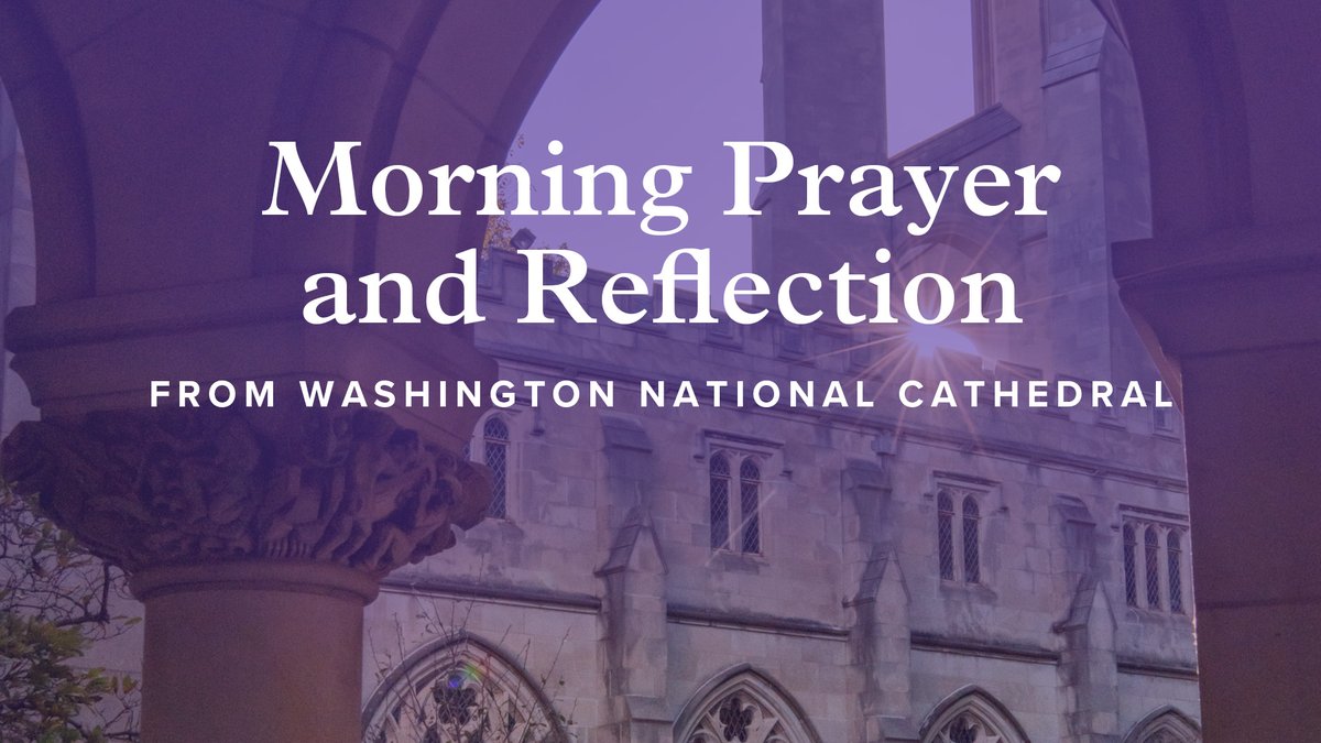 WNCathedral's tweet photo. Join The Rev. Canon Dana Corsello for this prayer and reflection of 1 John 3:19-20, showing us that we must work together to heal the world. #nationalcathedral #morningprayer

https://t.co/96NrtuXV4E https://t.co/o2T9tsDq1D
