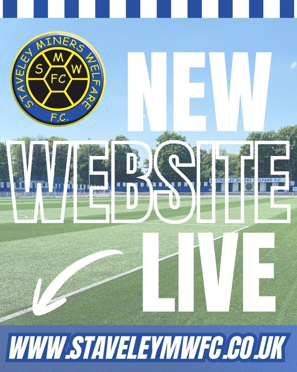 StaveleyMWFC's tweet photo. 🌐 A New Era for The Trojans! We are proud to officially launch the brand-new, completely redesigned Staveley MWFC website.
Get faster access to fixtures, integrated community news, and dedicated sections for all our junior and senior teams. ⚽️
Explore the new digital hub now: https://t.co/Yr0KCB4rvy
#StaveleyMWFC #TheTrojans