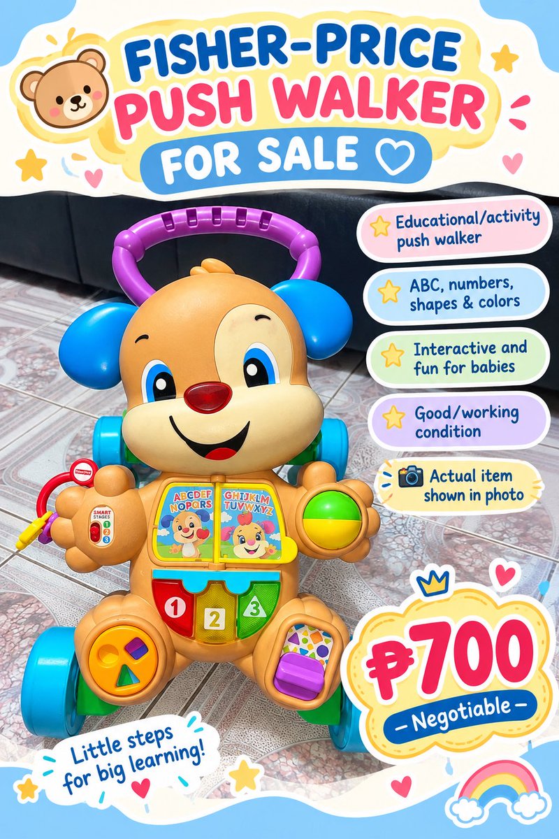 dontmeh90's tweet photo. For SALE- BABY ITEMS

📌 Details are in the photos.
💰 Affordable and negotiable prices
📸 Actual item photos posted

RFS: Raising funds for my son’s needs. 💙👶

📩 PM me for inquiries, additional details, or to negotiate. https://t.co/gNZf1kI8K4