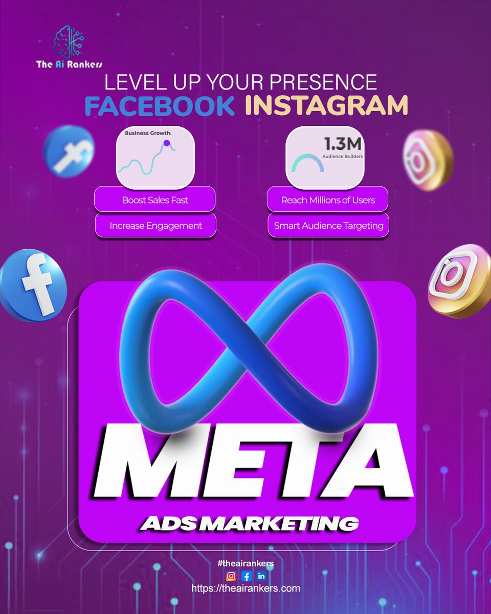 YettaSewesa6b's tweet photo. Struggling to generate leads on social media? We create targeted, tested Meta Ads designed to convert and drive real results. Contact us today. https://t.co/qNVuRpULgS