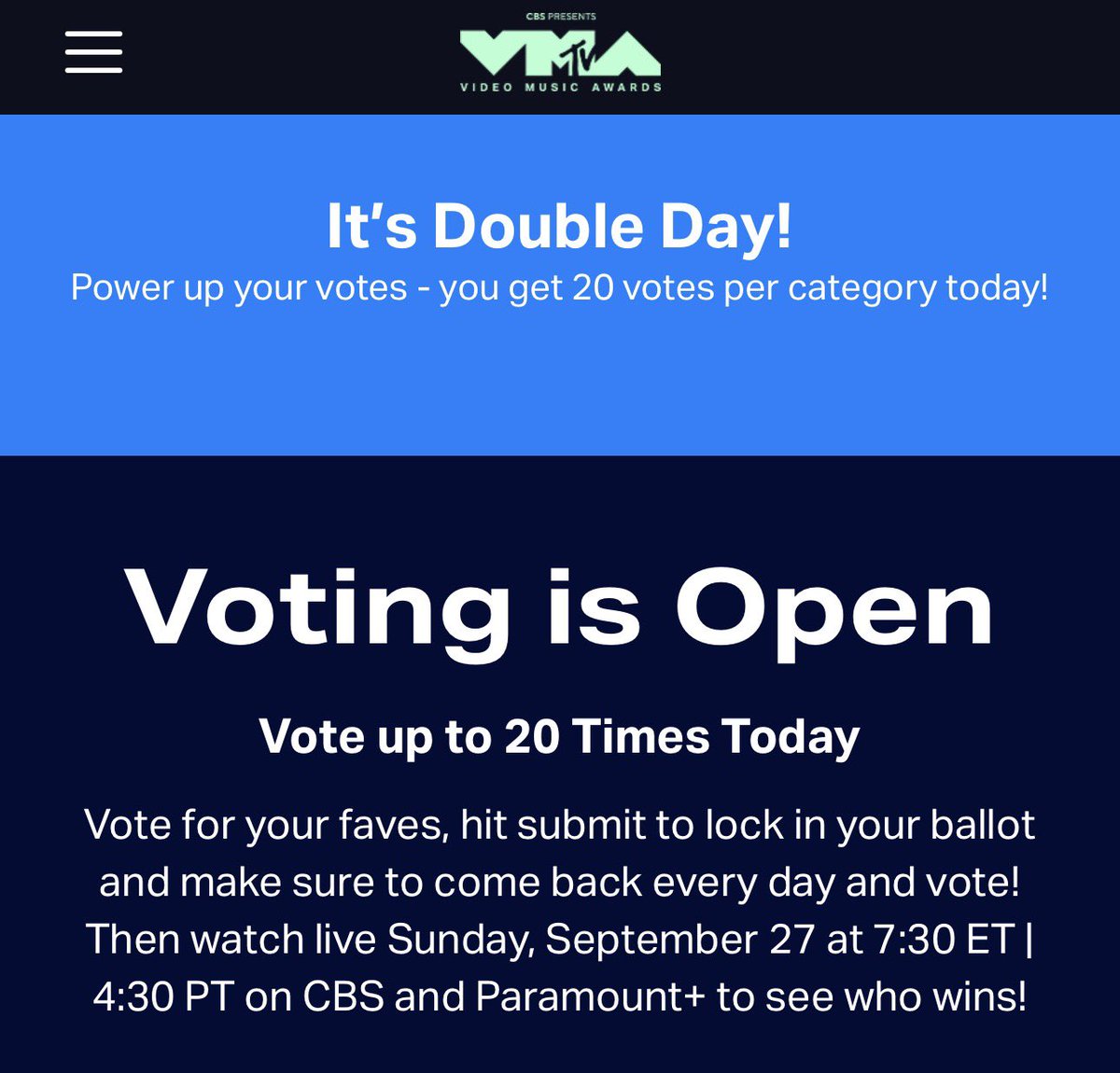 lalisamgger's tweet photo. 🚨 IT’S DOUBLE VOTING DAY! 

ALL VOTES COUNT DOUBLE until voting ends! Let’s take full advantage of it. This is our last chance to help Lisa with her 2 nominations:

•Best K-pop — “Dream”
•Best Pop — “Dream”

Let’s give her all the votes we can 🙏🏽 https://t.co/IwjZftL4mu