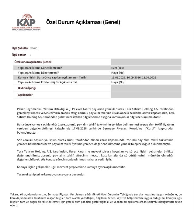 Analist_Trader's tweet photo. #PEKGY 

Eğer bu hissede olanlara karşı bir adım atılırsa; yatırımcı hakkının korunduğuna dair en büyük kanıt olur.

Öbür türlü yüzlerce insanı umutlandırıp sonra Geri Alıma iptal verilmesi…

Çok kötü.
#fon #tera #ktlev #miatk https://t.co/8QjSc8cujB