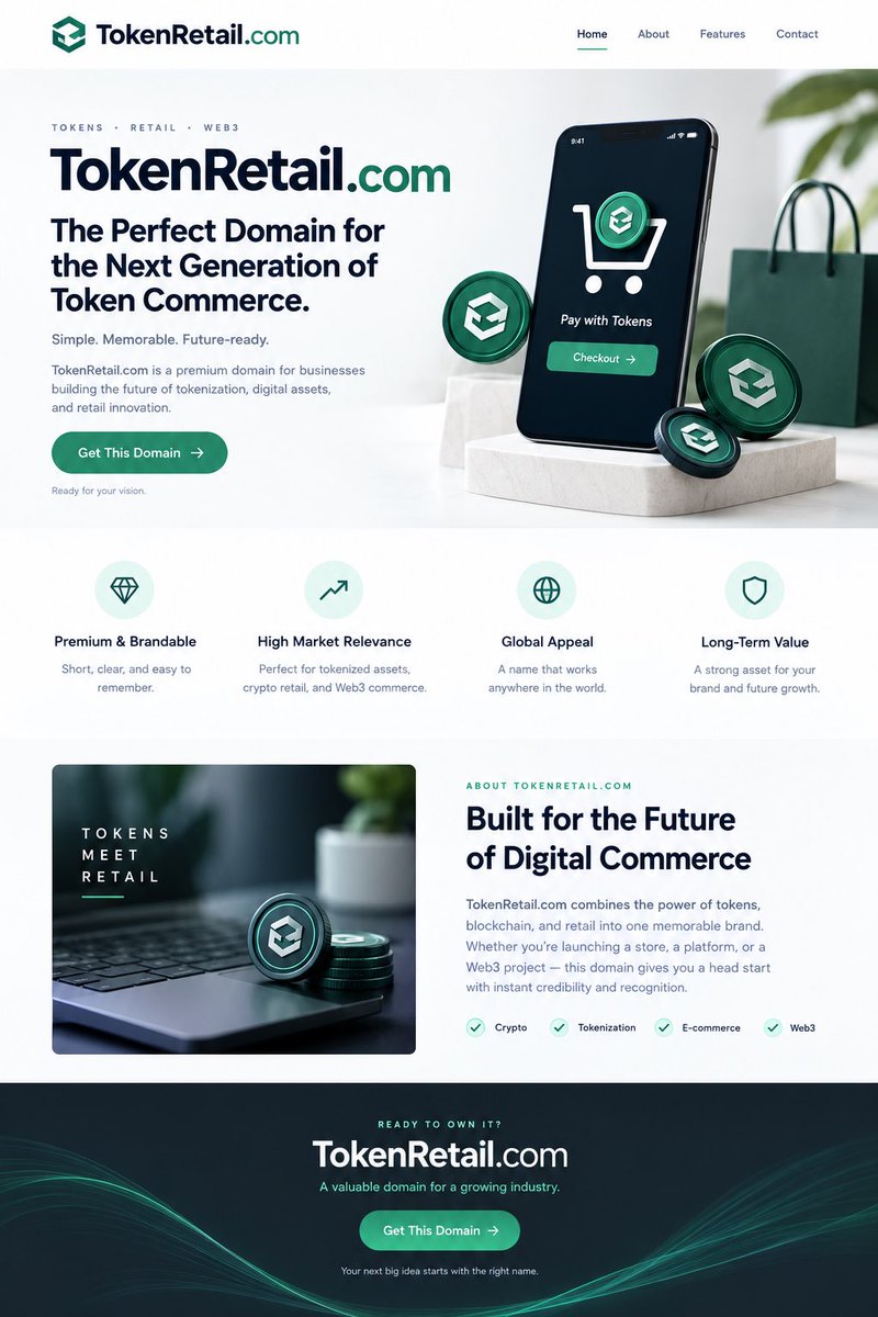 brandon_jm1's tweet photo. https://t.co/iUCDhKm0Hp is for sale 
A perfect domain for a crypto commerce or crypto market platform 

#domain https://t.co/PeBsilbHvS