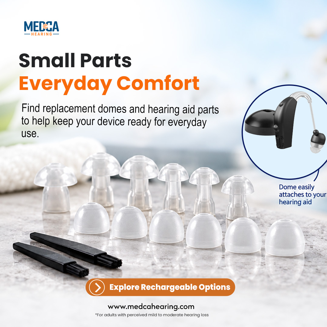 MedcaHearing's tweet photo. Make hearing aid care easier with the right accessories and replacement parts. Keep your device ready for everyday use. 👂

👉 Shop now: https://t.co/YXWPuVMPPU

#MEDcaHearing #HearingAidAccessories #HearingCare #HearingHealth https://t.co/z8lQqYKUHb