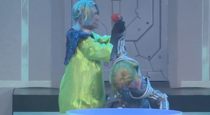 Timely_Yuri's tweet photo. From the Gnosia: The Live Playing Theater, 8/22 13:00 performance! https://t.co/xUDZKF0VKE