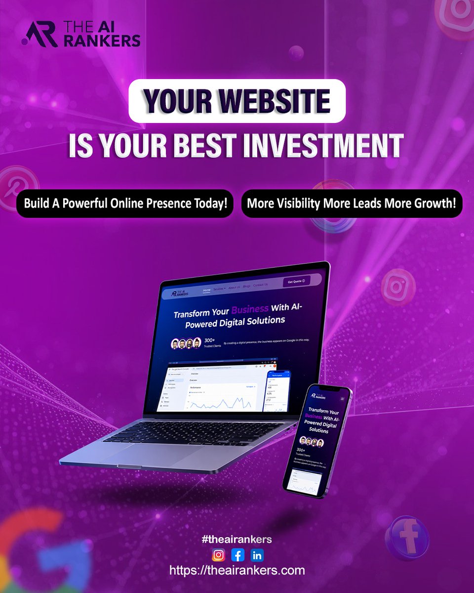 YettaSewesa6b's tweet photo. Your website is more than a page—it’s your digital growth engine. Build trust, increase visibility, attract customers, and drive long-term growth with a powerful online strategy. https://t.co/YJCIapAGPh