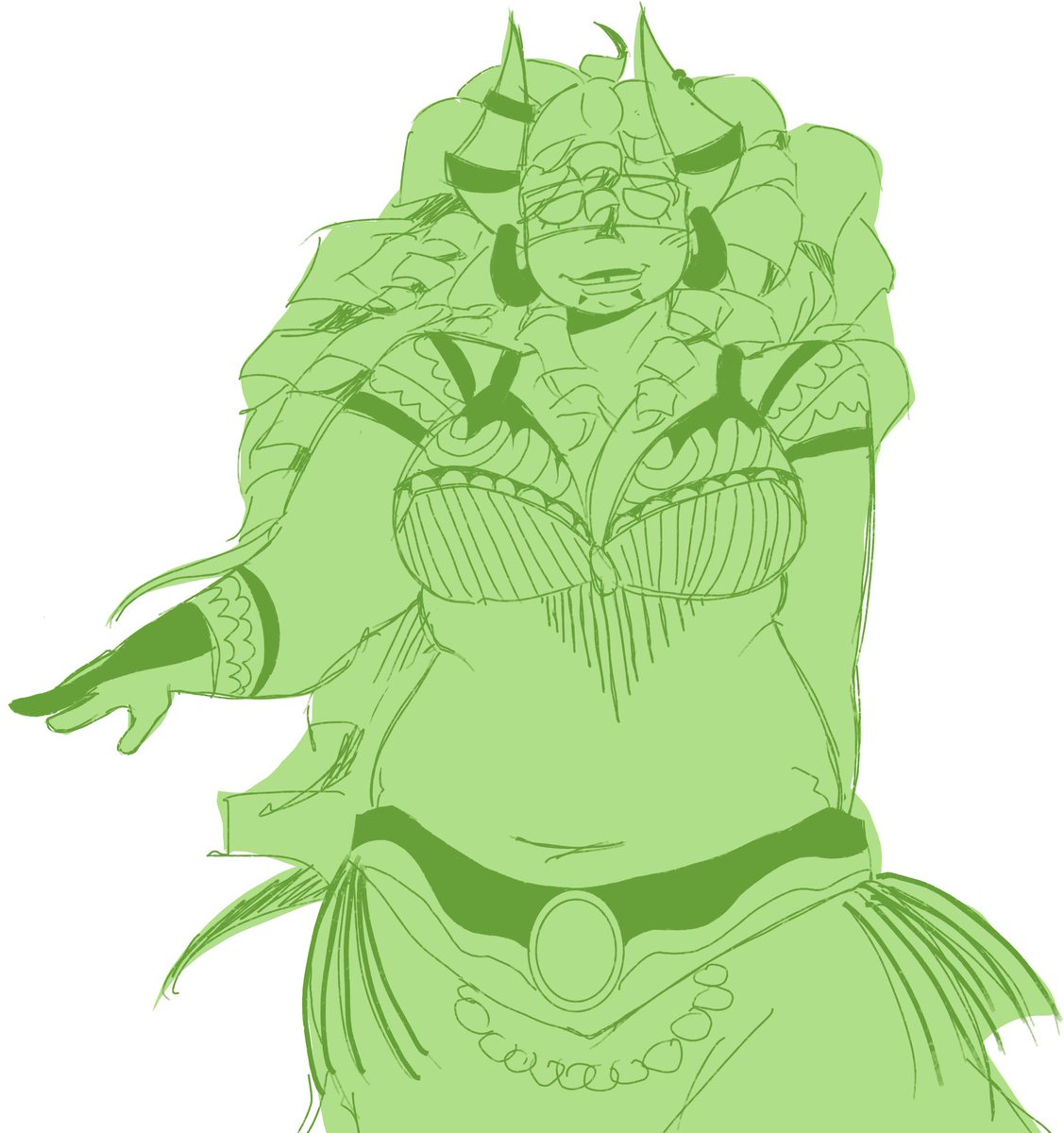chckburger's tweet photo. I can’t post much due a art competition but here’s bellydancer boombox heh https://t.co/iBZK9vZp50