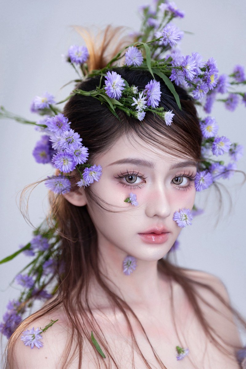 Muhamma62183643's tweet photo. [Makeup snail shell in purple tones, perfect for soft daily vibes ]， https://t.co/t2KlfwyqDj