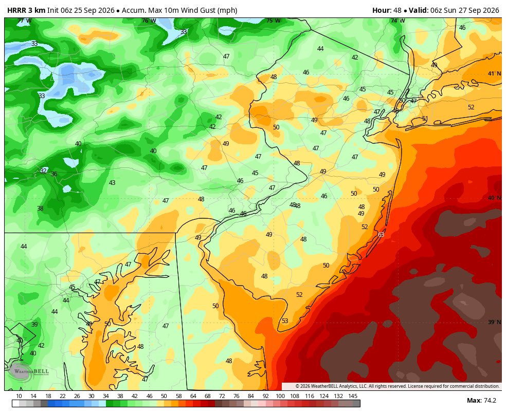 aidansilverman0's tweet photo. Rain will move in starting late Friday night. Heaviest rain will be Saturday into Sunday. Wind gust map here too. Will be busy today so won’t post much till late afternoon https://t.co/wPneSDsJ3r