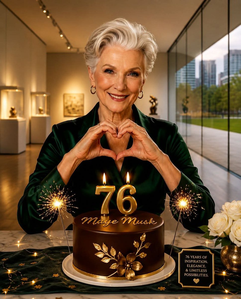 _VoiceofAmerica's tweet photo. ❤️ At 76, Maye Musk proves that age is just a number.

What's more valuable?

A. Money 💰
B. Health ❤️
C. Family 👨‍👩‍👧‍👦
D. Happiness 😊

One choice only 👇 https://t.co/0lu7xQX2l4
