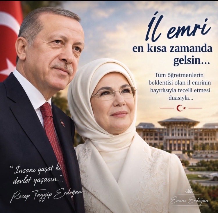 latif_Karpat's tweet photo. Sayın Emine Erdoğan Hanımefendi; aileleri korumak, #AyrılığaSONverMEB, zor durumdaki ailelerin sesine kulak vermektir. Öğretmen ailelerinin ayrılığı için İL EMRİ çözümüne vesile olmanızı rica ediyoruz 👨‍👩‍👧‍👦. @RTErdogan @EmineErdogan @_cevdetyilmaz @burhanduran @hasandogan 111 https://t.co/Oa9lENx8eE