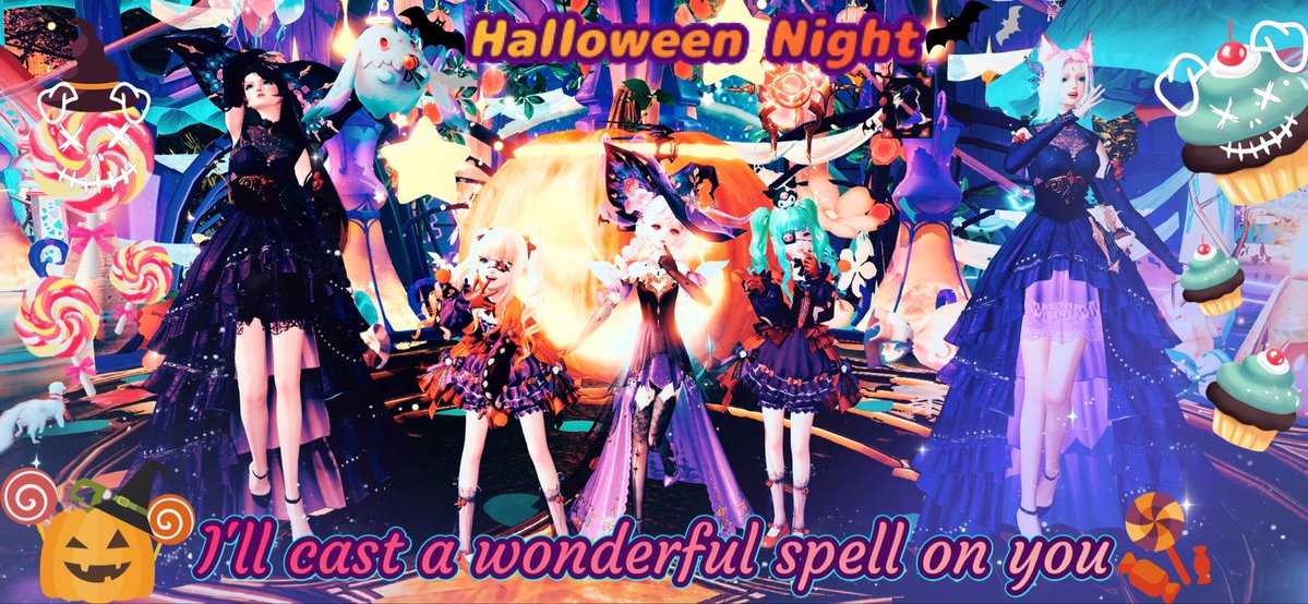 manya_soranouta's tweet photo. ✨🎃*⸜𝑯𝒂𝒑𝒑𝒚 𝑯𝒂𝒍𝒍𝒐𝒘𝒆𝒆𝒏⸝*🎃✨
もにちゃとリルちゃのホームでパーティーナイト☪︎*。꙳映える素敵なハロウィンスポットでパシャリなのだ🧡🖤
みんなとってもかわわ〜\(//∇//)\💖
#アズレア #AZUREA #アズレア写真部
#アズレアSS #アズSS #アズレアポーズ
#アズレアハロウィン https://t.co/rPV8yATp0o