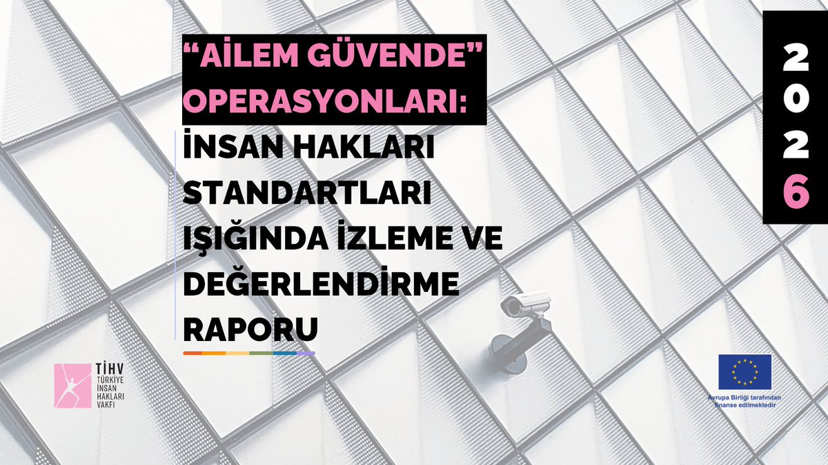 insanhaklari's tweet photo. 📢 "Ailem Güvende" Operasyonları: İnsan Hakları Standartları Işığında İzleme ve Değerlendirme Raporu Yayında!

📌 https://t.co/vZAPC1Y4DZ 

TİHV'in hazırladığı bu rapor; operasyonlar sırasında ve sonrasında bildirilen uygulamaları belgelemekte ve bunları Avrupa İnsan Hakları Sözleşmesi ile Medeni ve Siyasi Haklara İlişkin Uluslararası Sözleşme standartları ışığında değerlendirmektedir. Rapor; tutuklama gerekçeleri, örgütlenme ve ifade özgürlüğü, barışçıl toplanmalara müdahale, gözaltı ve cezaevi koşulları, savunma hakları ve kamu makamlarının söylemi başlıklarında ciddi insan hakları ihlallerine dikkat çekmektedir.

@EUDelegationTur