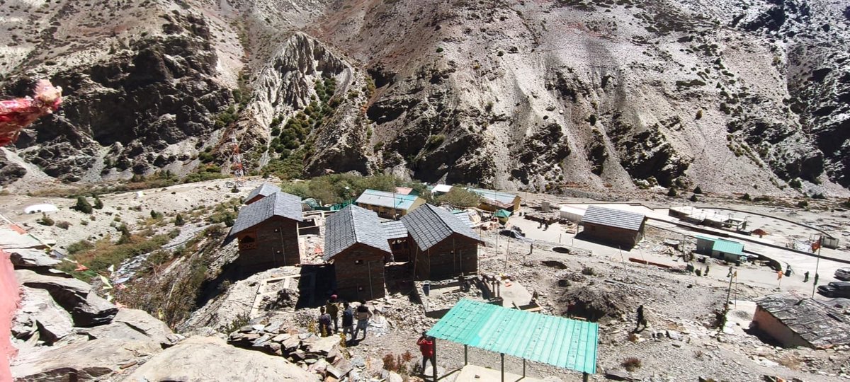 KumaonJagran's tweet photo. Jadung, emptied in 1962, gets its homes back after 64 years

During the India China war, the people of Jadung were moved out of their village in Uttarkashi. At 12,000 feet near the border, it stood empty for over six decades.

Now it's being brought back to life under the Vibrant Village scheme. Six houses are almost ready and could be handed to villagers by the 25th. Six homestays are complete and eight more are being built.

For the families who lost their ancestral village, this means a lot.
But they have one worry. Jadung and Nelang still fall under Inner Line rules, which restrict tourist movement and overnight stays. Villagers say that unless these rules are eased, the homestays won't get guests and the jobs they were promised won't come.

The DM says the Centre and state are working on relaxing the rules.

Jadung has its homes back. Now it needs people to be able to visit.