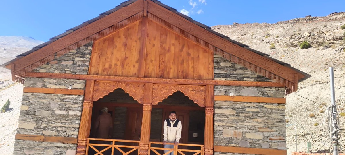 KumaonJagran's tweet photo. Jadung, emptied in 1962, gets its homes back after 64 years

During the India China war, the people of Jadung were moved out of their village in Uttarkashi. At 12,000 feet near the border, it stood empty for over six decades.

Now it's being brought back to life under the Vibrant Village scheme. Six houses are almost ready and could be handed to villagers by the 25th. Six homestays are complete and eight more are being built.

For the families who lost their ancestral village, this means a lot.
But they have one worry. Jadung and Nelang still fall under Inner Line rules, which restrict tourist movement and overnight stays. Villagers say that unless these rules are eased, the homestays won't get guests and the jobs they were promised won't come.

The DM says the Centre and state are working on relaxing the rules.

Jadung has its homes back. Now it needs people to be able to visit.