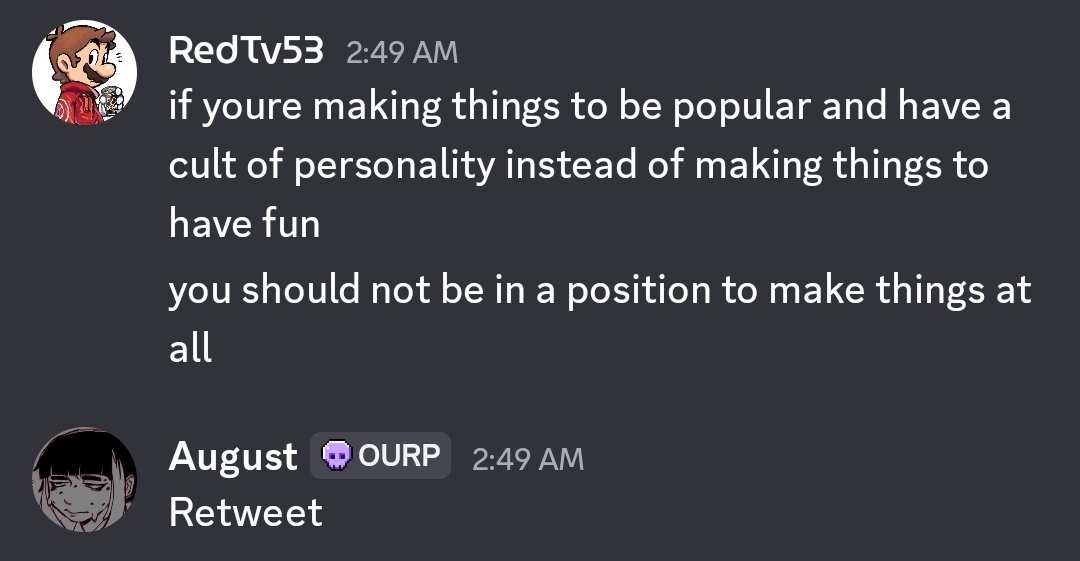 RedTv_53's tweet photo. This isn't about one situation in patricular, but moreso a message from a discussion i had with my friends that needs to be echoed publicly 

because i keep being reminded how true it is once every couple months

Many many people need to do better, its never too late to learn https://t.co/a7w5ayYBPi