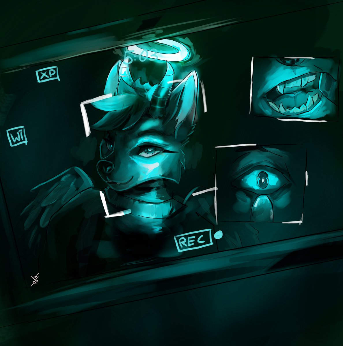 roseQue33274431's tweet photo. @Hkslywoof 
Another I'm not a Human for Hkslywoof!
#notahuman #furry #artistontwetter #furryartㅤㅤㅤ https://t.co/uVfaCOOSNc