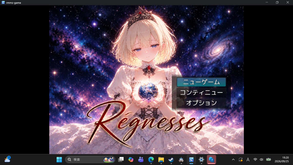 kumagarasu3150's tweet photo. ブラック企業から帰ってきて、AIとゲームを作っています。

元々書いていたダークファンタジー戦記
『レグネッセス』をRPG化することにしました。
RPGツクールMZ初心者。
現在、タイトル画面→導入→戦闘まで少しずつ制作中。

#ゲーム制作 #RPGツクールMZ #個人ゲーム開発 #インディーゲーム https://t.co/L91xIQDodO