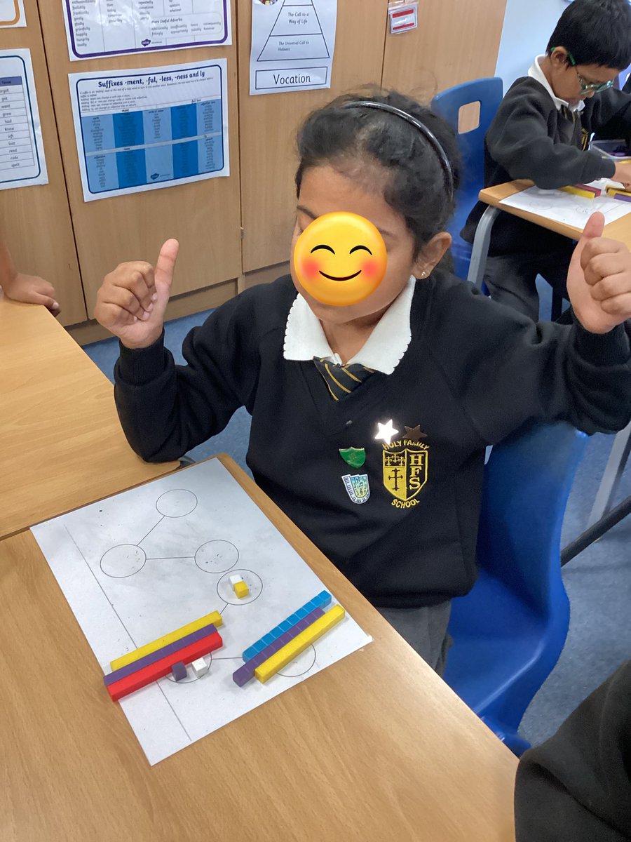HolyFamilyYear2's tweet photo. In maths we are using part part whole models and base ten to help us with our place value. We have found different ways to partition whole numbers. @HolyFamilyScho1 #MathsHFB10 #MathsMastery https://t.co/kc1zZ5Yrjp
