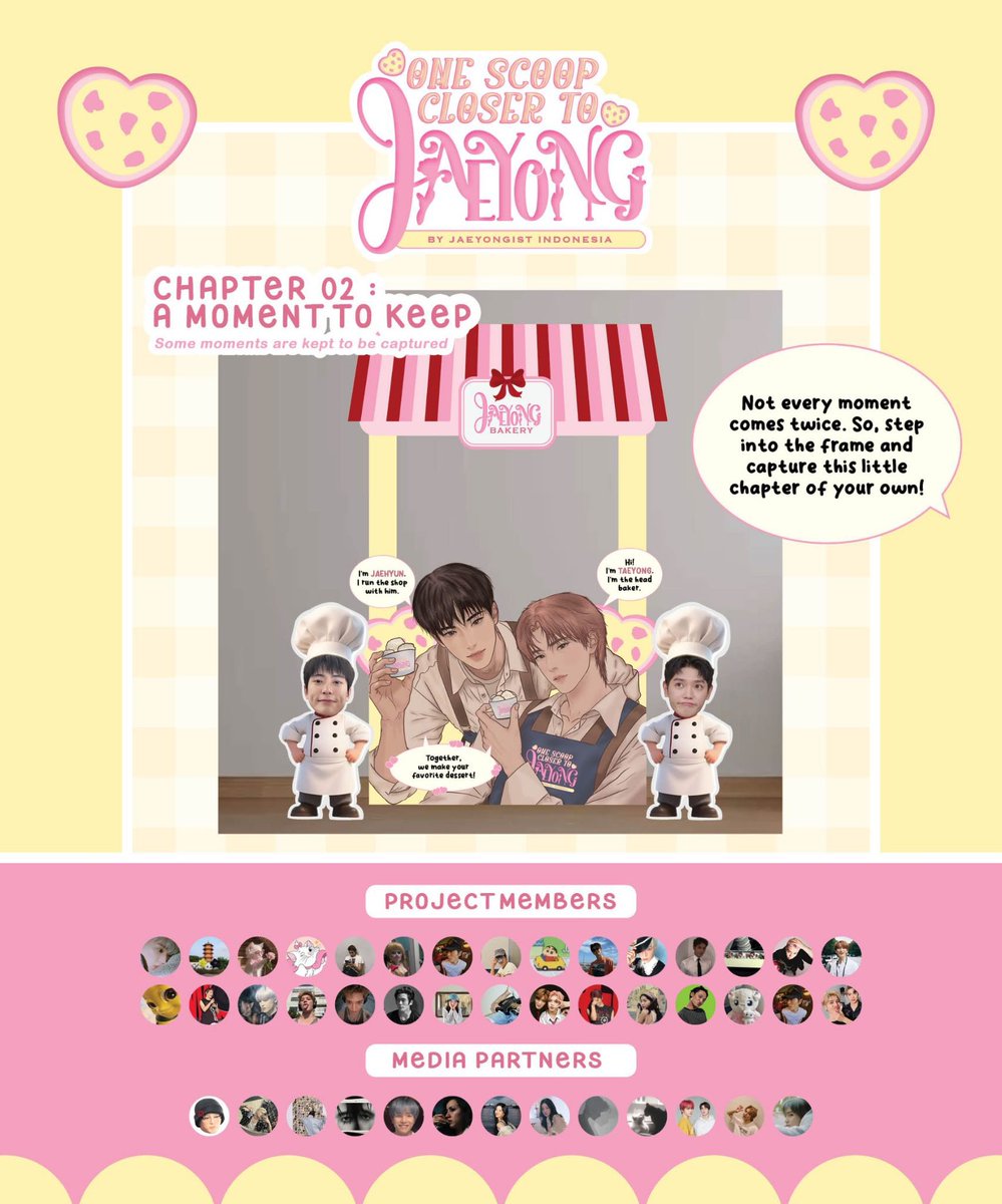 taromilktae__'s tweet photo. One Scoop Closer To Jaeyong 𐙚🧁₊ ⊹

Our little bakery is ready to serve you some sweetness!

📅 Oct 3, 2026
⏰ 09:00 - end
📍 GBK Rugby Field

🎟️ Free Ticket War
Sep 27 • 19:00 WIB
🔗https://t.co/XvzcHNoKm3

#OneScoopCloserToJaeyong https://t.co/ZU77hiSuvd