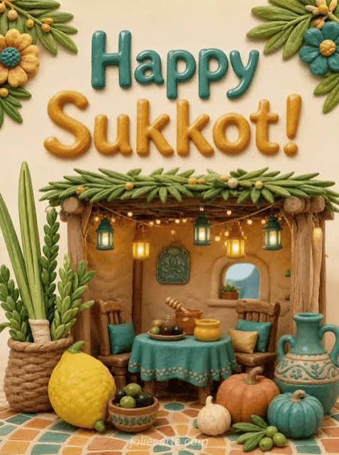 EliAfriatISR's tweet photo. Tonight we enter Sukkot — the Festival of Booths.

Five days after Yom Kippur, we step out of our solid houses and into a temporary hut with a roof of branches. 

You should be able to see the stars through it. 

For seven days we eat there, sit there, welcome guests there. Some even sleep there.

The sukkah reminds us of two things at once.

First: the 40 years our ancestors wandered in the desert after leaving Egypt. They lived in fragile booths, completely dependent on God for shade, food, and protection. The message is still the same — no matter how strong our walls feel, we are never as self-sufficient as we think.

Second: it is the harvest festival. After the work of the year, we pause to give thanks for what grew, and we pray for rain for the year ahead. That is why we take the Four Species in our hands — the lulav, etrog, myrtle and willow — and wave them. It is gratitude made physical.

Sukkot is called Zman Simchateinu, the Season of Our Joy. After the intensity of Rosh Hashanah and Yom Kippur, this week is meant to be lighter. 

Families gather. Friends drop by. Kids decorate the sukkah with drawings and hanging fruit. The country slows down a little.
From Israel — Chag Sukkot Sameach.

May your sukkah be full of people you love, your table full of good food, and your heart a little more open than it was last week.
Moadim l’simcha. 🍋🌿