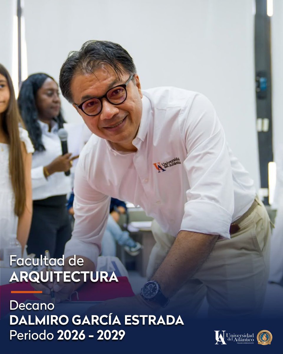 daragaes's tweet photo. Hoy asumo con orgullo y profundo sentido de responsabilidad el cargo de Decano de la Facultad de Arquitectura de la @udeatlantico .

Es un gran reto y, al mismo tiempo, una oportunidad para seguir trabajando por nuestra institución, de la mano del rector @LeytonBarrios_ , los decanos y toda nuestra comunidad académica.

Juntos construiremos la universidad que queremos: una institución fortalecida, comprometida con la excelencia y con capacidad de transformar e impactar positivamente al departamento del Atlántico y a toda la región Caribe. 🧡💙👷