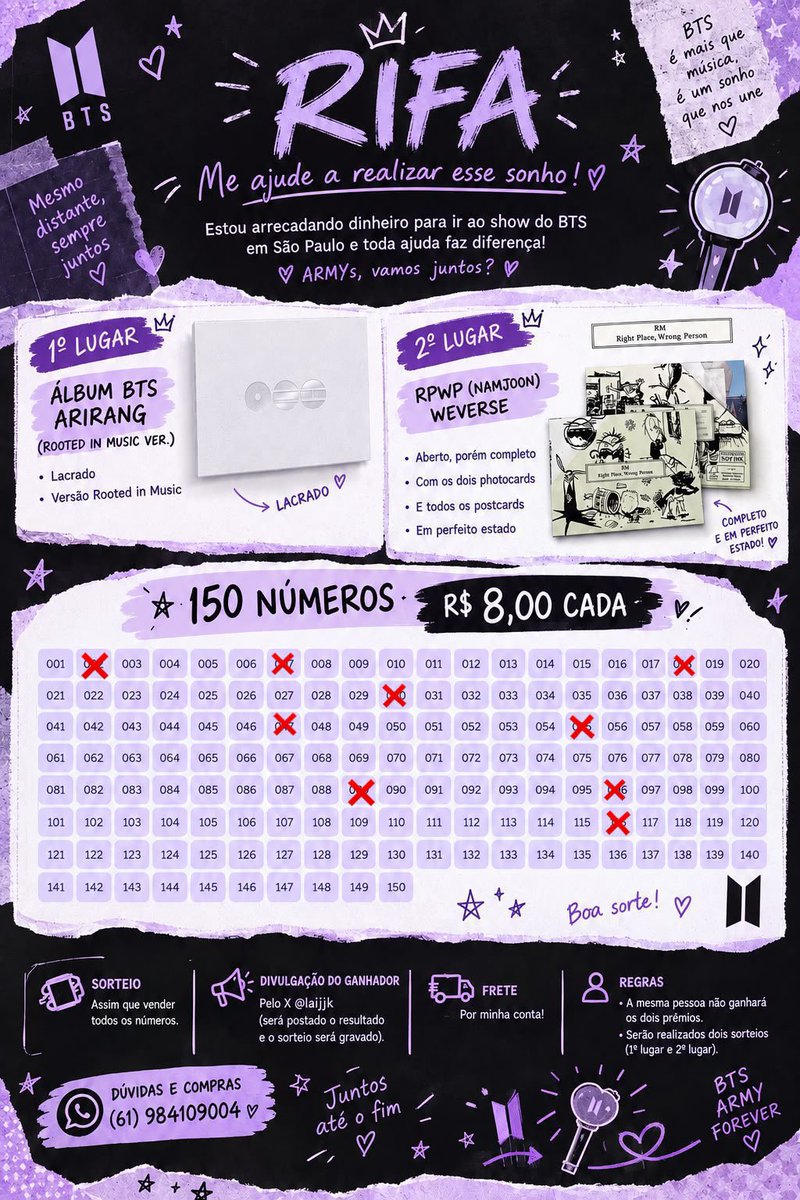 laijjk's tweet photo. atualização da rifa 🥳💜
comprem comprem!! 🙏🏻 https://t.co/lfLOFpRwT0