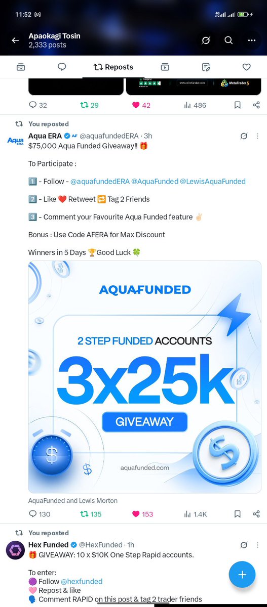 Salahudeed's tweet photo. @aquafundedERA @AquaFunded @LewisAquaFunded I love the 2 step account 
Done all the tasks
@CableAnalyst 
@DEssentiall https://t.co/qgMZYhKagO