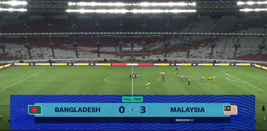 HarimauMYstats's tweet photo. 3 goals, 3 point, 3.30 FIFA ranking point.
#BANvsMAS #HarimauMalaya #FIFAASEANCup https://t.co/zGUr3GbDcT
