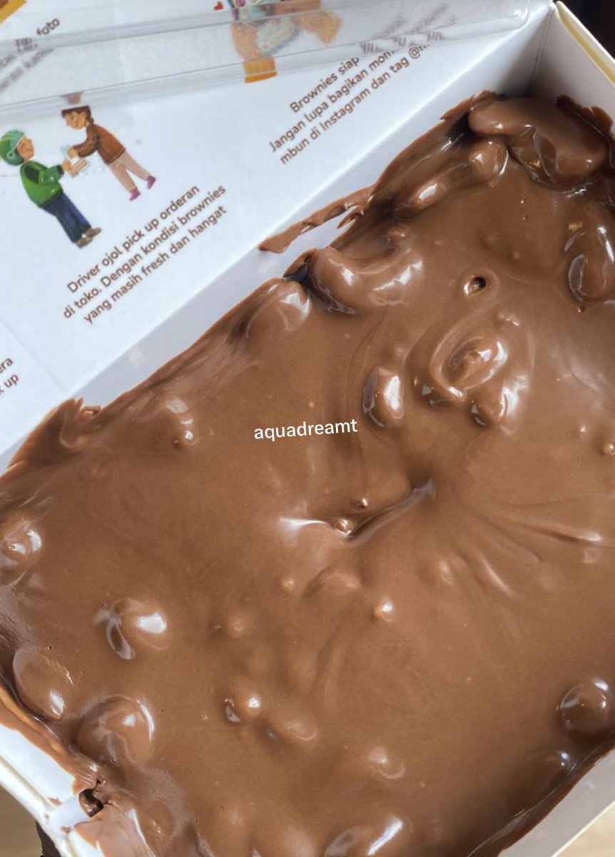 aquadreamt's tweet photo. MAAF BGT NORAK😭 tapi aku kemana aja baru tau brownies seenak selumer ini..sumpah nyesel beli satu doang🥹☝🏻 https://t.co/bgTBAlBQAW