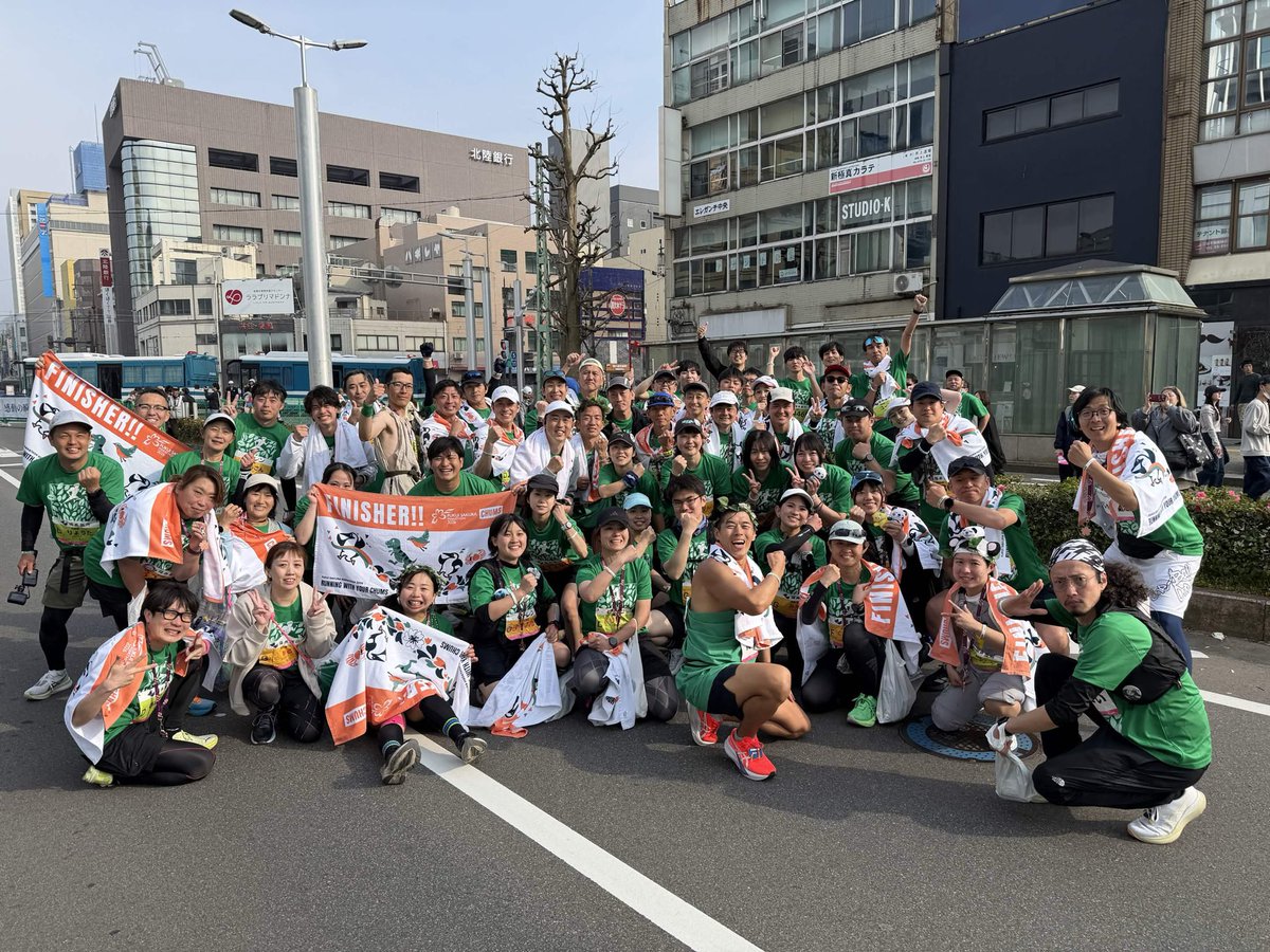 smile0tasuku's tweet photo. 2026年の福井さくらマラソンでの思い出が忘れられないので、また参加しに行きます😆w

南の国沖縄から、福井へ！！
#チームメロス
#福井さくらマラソン https://t.co/L4qE2VQBlf