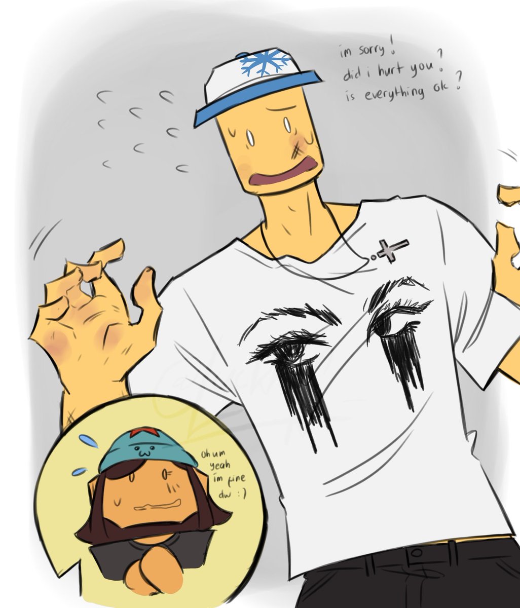 fortunekinnie's tweet photo. Some tmrib (and my oc okh) 
#tmirb #themoonirotbehind #ocxcanon #devinwolf #camrynrapid #wifedat https://t.co/dmQzcS9brr