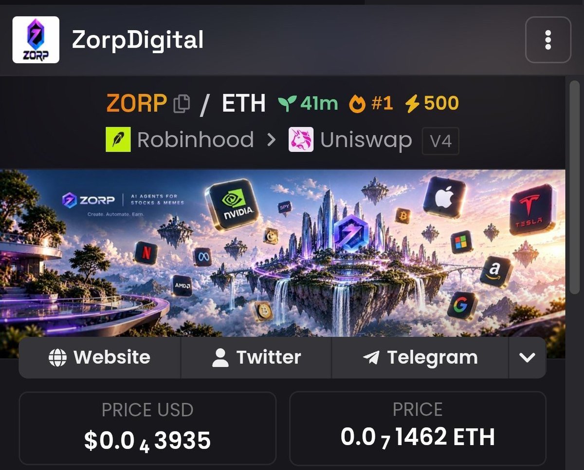 whale0x69's tweet photo. @DeFi_Paanda @BioProtocol Bro check this one $ZORP good team , super under value utility project on Robinhood chain 

0x30b8cfbf2ebbe3a172a78bb18ab88edeada0153e

@ZorpDigital https://t.co/Ae3u3oQHxW
