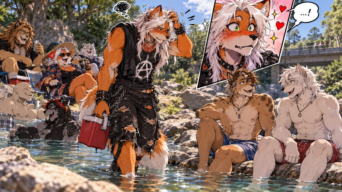AngusFreyr's tweet photo. Un simble levantamietno de animo, anda mas en unas lidnas vacaioens.
#Furry #FurryCommunity #FurryPride #LGBTQ #LGBTQIA #LGBTQFurry #FurryLGBT #GayFurry #FurryCouple #YaoiFurry #FurryArt #FurryComic #FurryComics #AnthroArt #Pride #QueerArt #LoveIsLove #ComoLaVidaMisma #AngusFreyr #GilbertFansworth #TikTokFurry #FurryTikTok