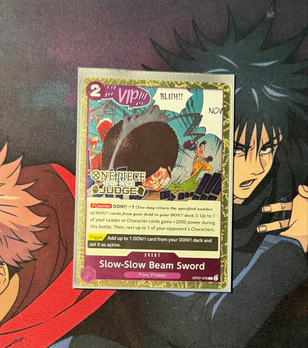 Silvers_D_Foxy's tweet photo. Hey guys Thank You so much for 500 Followers! Since I am Foxy (Canon btw) I will be giving away a Judge Foil Slow-Slow Beam Sword! 🫶

To enter:
1️⃣ Follow Me
2️⃣ Like and Retweet this post
3️⃣ Live in North America
4️⃣ comment your favorite One Piece character!

Winners picked 09/29 https://t.co/z980buOskx